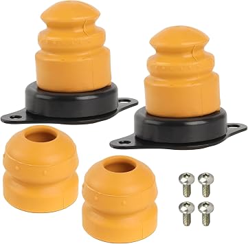M5570A Front And Rear Bump Stops Jounce Bumper Kit Compatible with 2005-2014 Ford Mustang Suspension Bump Stop Strut M-5570-A