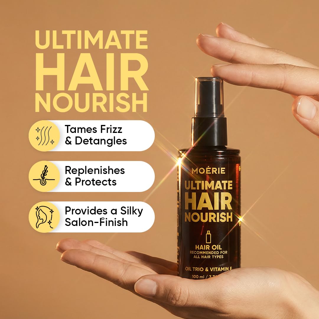 Amazon.com : Moerie Ultimate Hair Oil for frizzy, dry and damaged