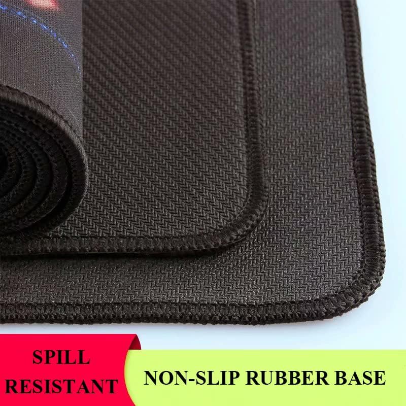 Miniatura 6 de Alfombrilla de mouse para juegos Kawaii con diseño de anime extendido, tapete de escritorio para computadora portátil, base de goma antideslizante,