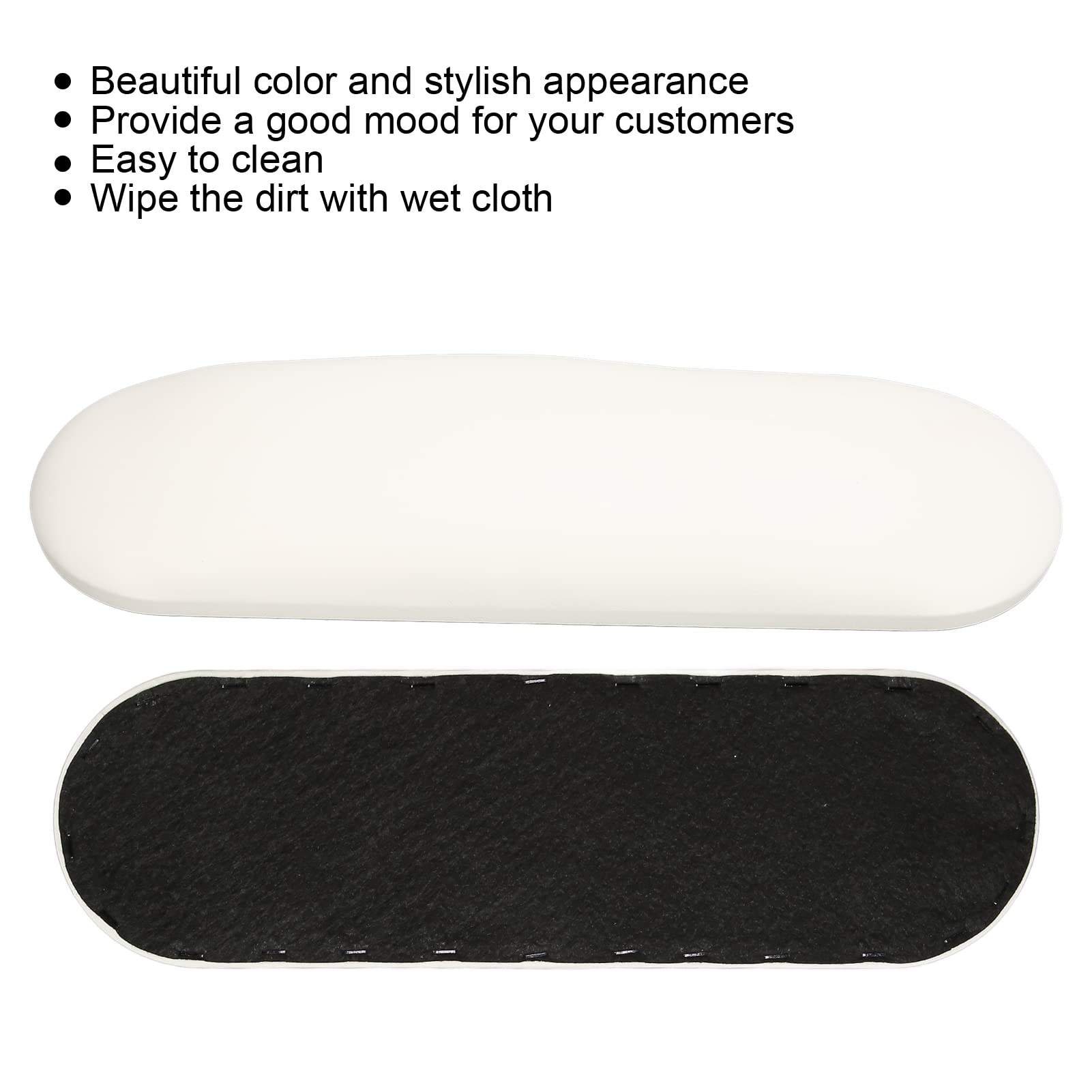 Handauflagekissen, Nail Art Handkissen, Weiches PU-Leder, Leicht zu Reinigen, Maniküre-Armauflagekissen, Nagelständer, Technikertisch, Leder, Rutschfester Schreibtisch für