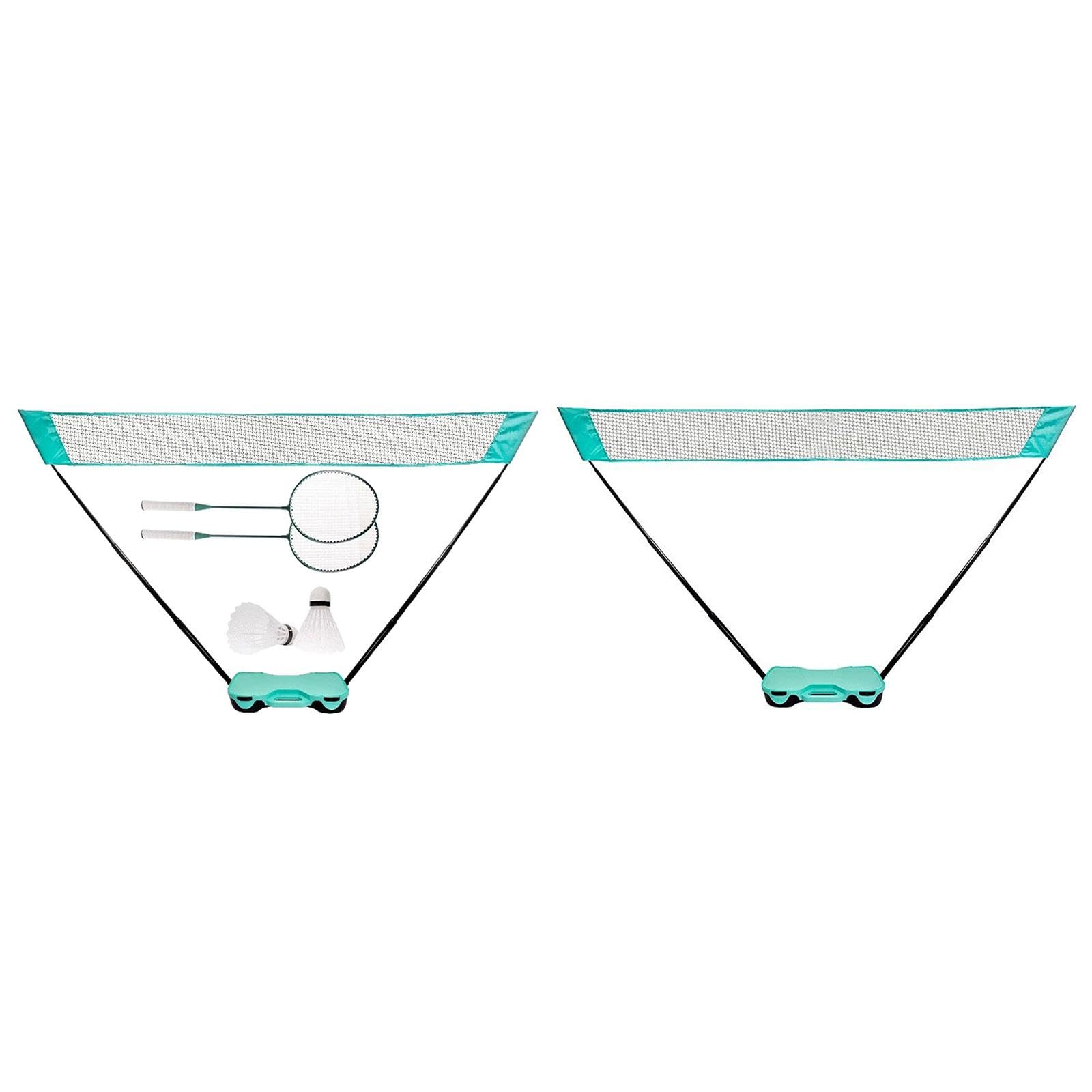 Badminton Net Set Foldable Volleyball Net Durable for Adults Garden Backyard with Ball-image-38