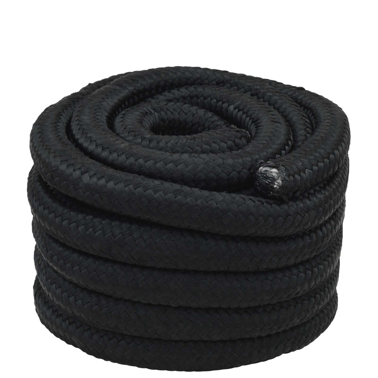 Cordage de voile noir en polypropylène pour sécuriser vos équipements de camping et de jardin