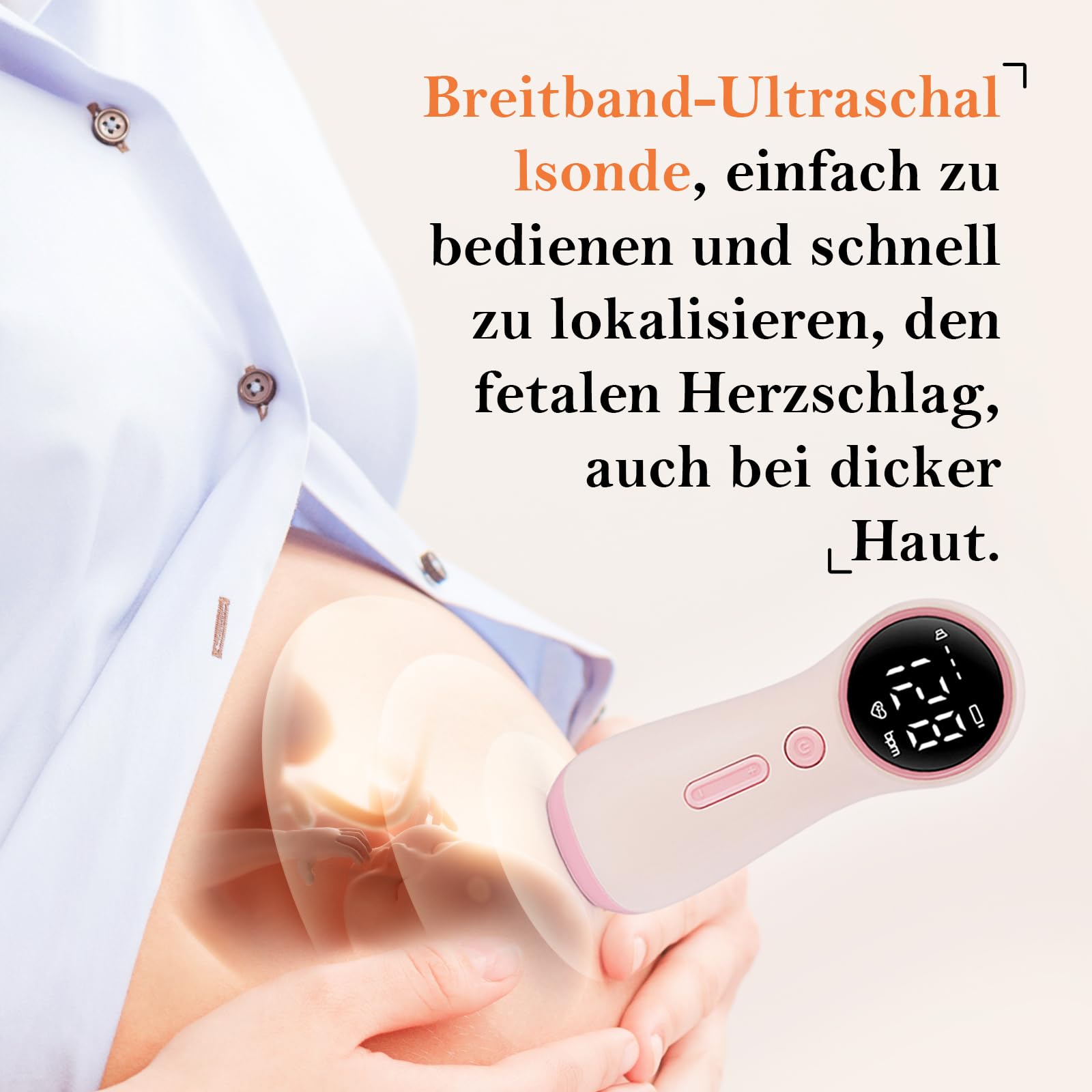 Sentimentales Geschenk für zukünftige Mama, originelles künstlerisches Andenken für und Schwangerschaft (Modell #U9) (Rosa Uni) | Original Designer-Illustration