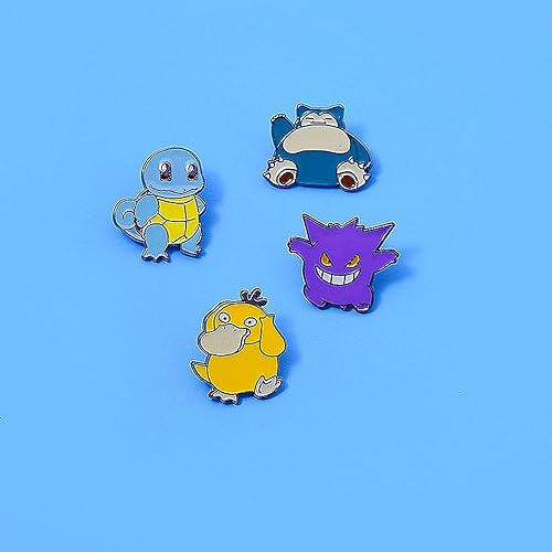 Vista 6 de LUKGELYAM Lindos alfileres esmaltados de dibujos animados, broche de solapa para mochila, chaquetas, divertidos alfileres de tigre para regalo