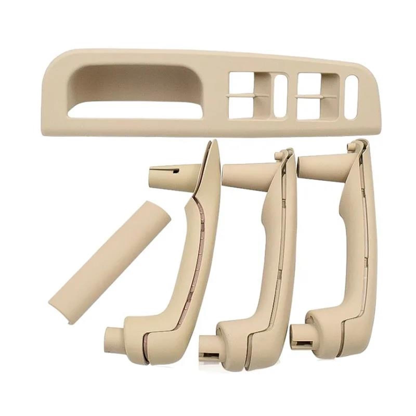 Zhannuobhd Beige Car Door Pull Handle For Vw For Bora For Golf 4 For Mk4 For Jetta Car Kit Interior Door Handle Inner Panel Armrest Bracket 3B1 867 171E(Beige)