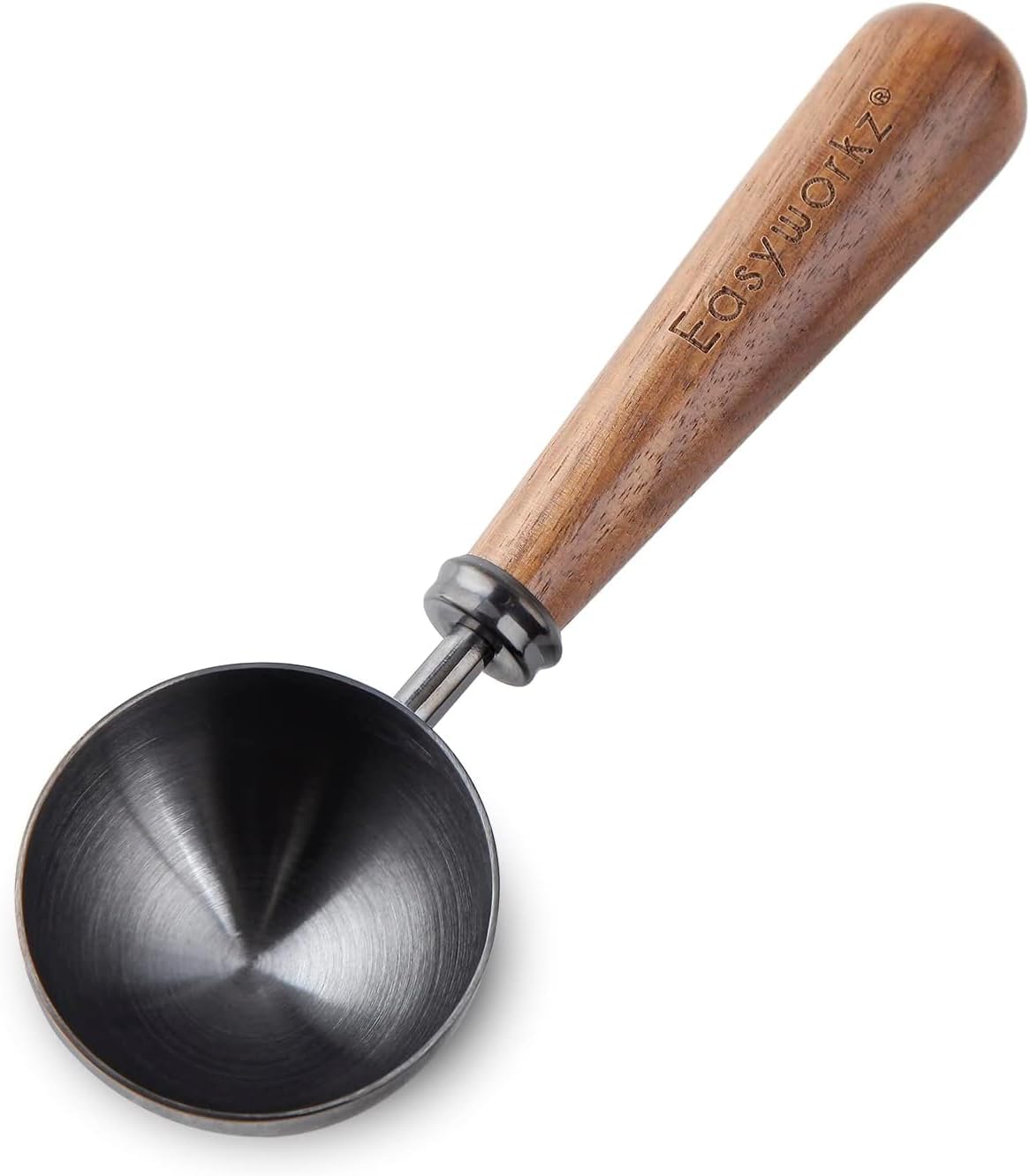 Easyworkz Diego Stovetop Espresso Maker Stainless Steel Bundled with Stainless Steel Coffee Spoon