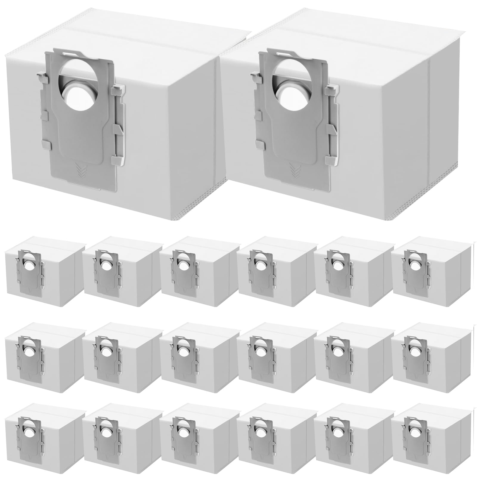 20 PACK Q5 Bag Compatible with Roborock Q5 Q5+ Q7 Q7+ Q7 Max Q7 Max+ S7 MaxV Ultra S8+ S8 Pro Ultra Robot Vacuum
