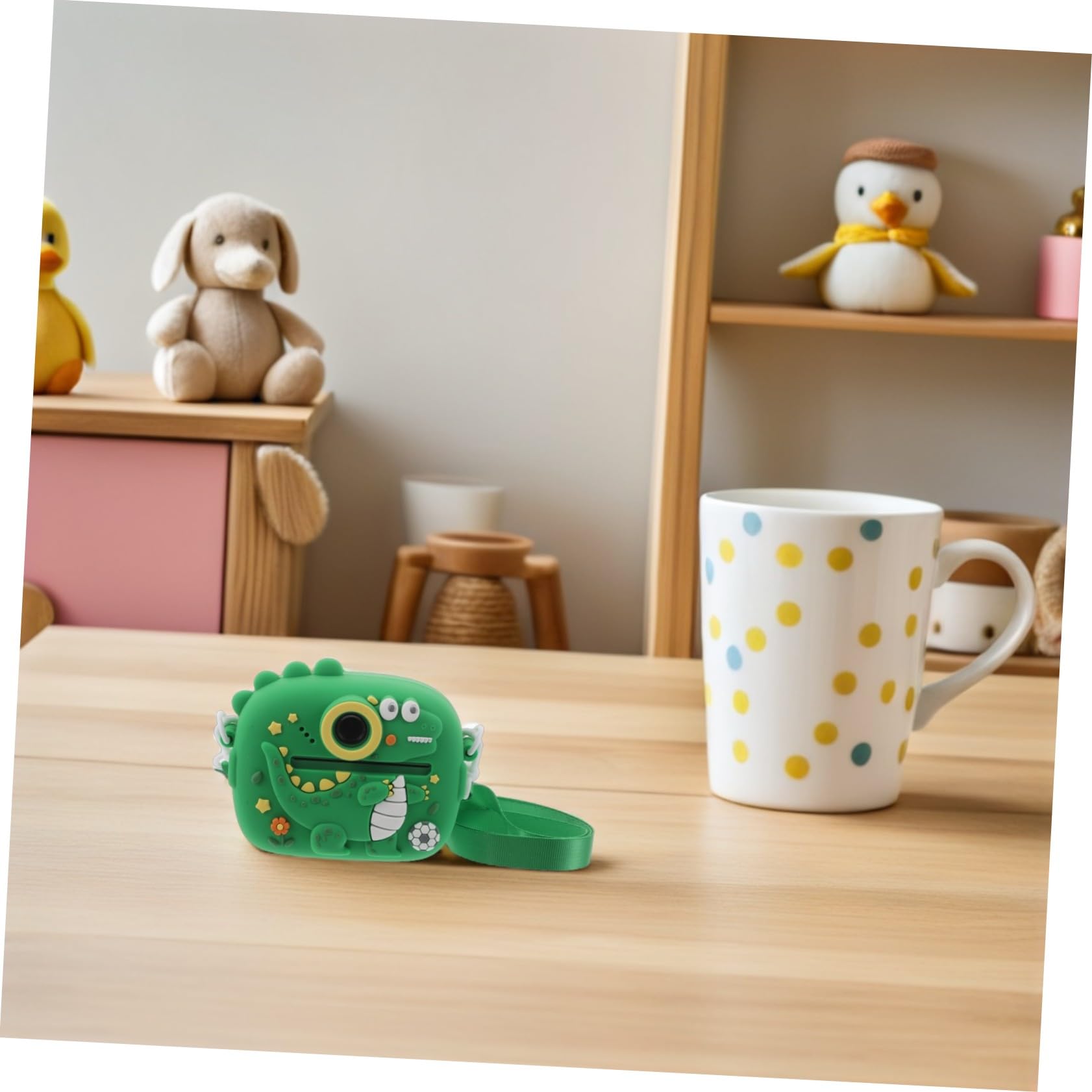 Cámara Digital para Niños Verde con Doble Lente y Vídeo HD