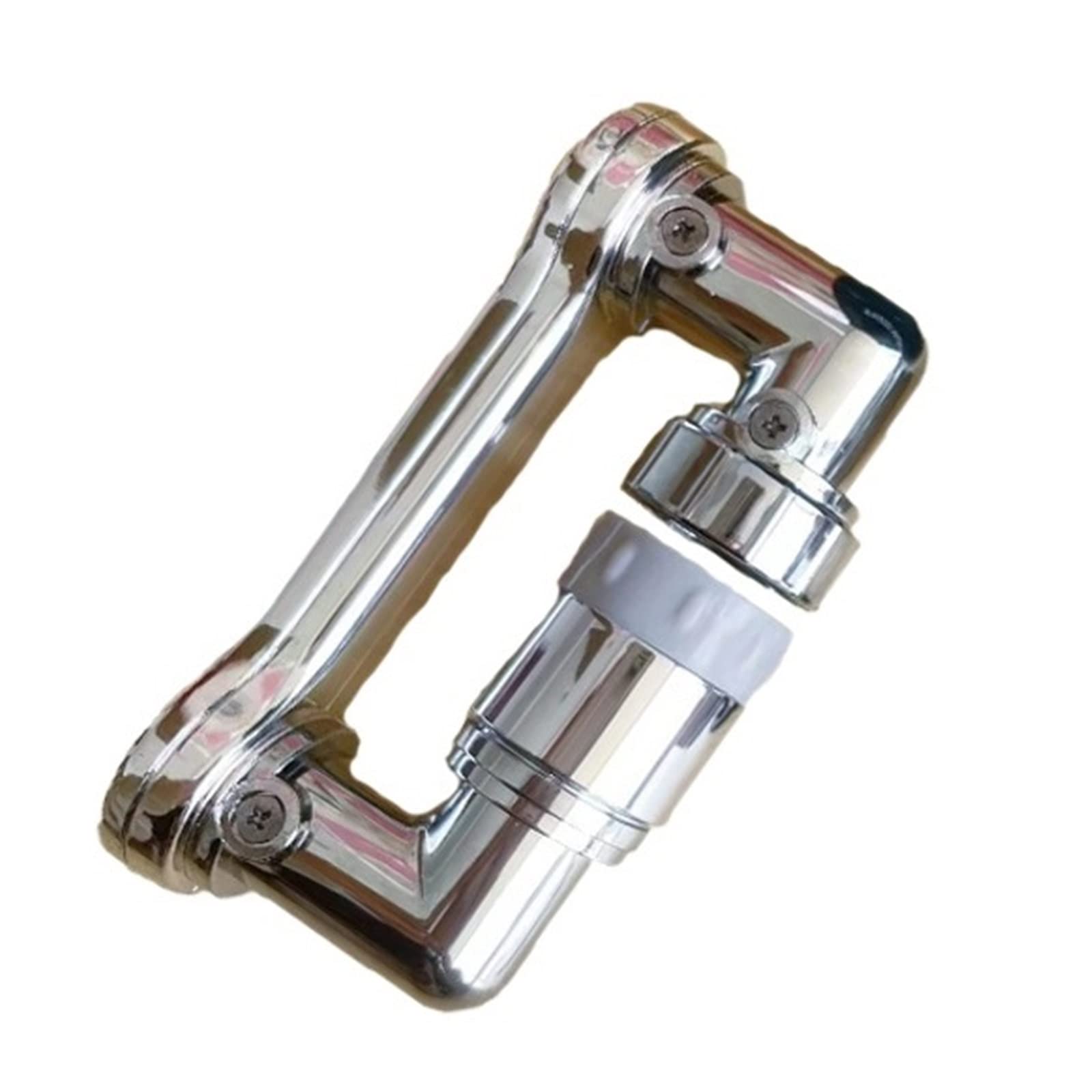 Eretyret Abs Dual Mode Full Copper Core Rotating Kitchen Faucet Universal 1080° Swivel Extender Aerator Foldable Design(Abs Dual Mode)