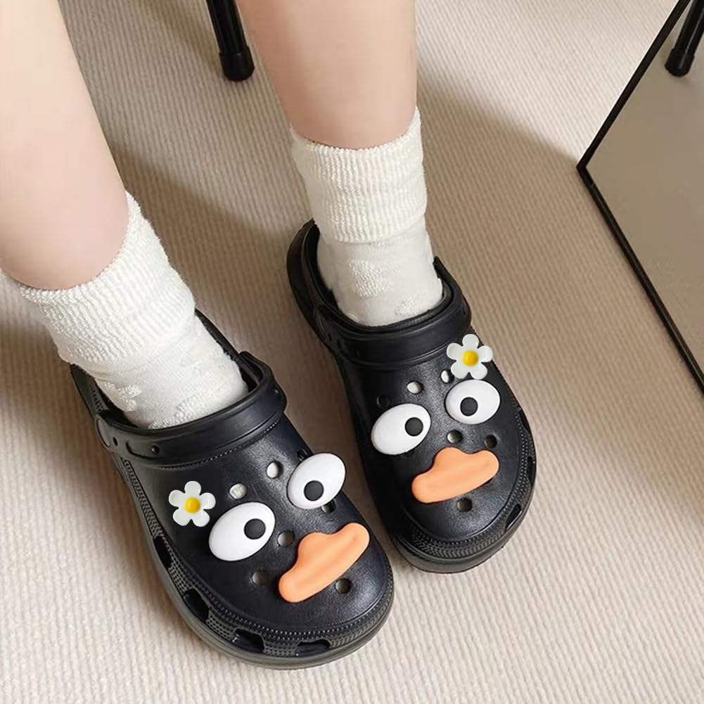 Śmieszne Zawieszki do Crocs, 8 Szt. - Urocze Dekoracje do Butów, Chodaków i Sandałów - Akcesoria dla Nastolatek