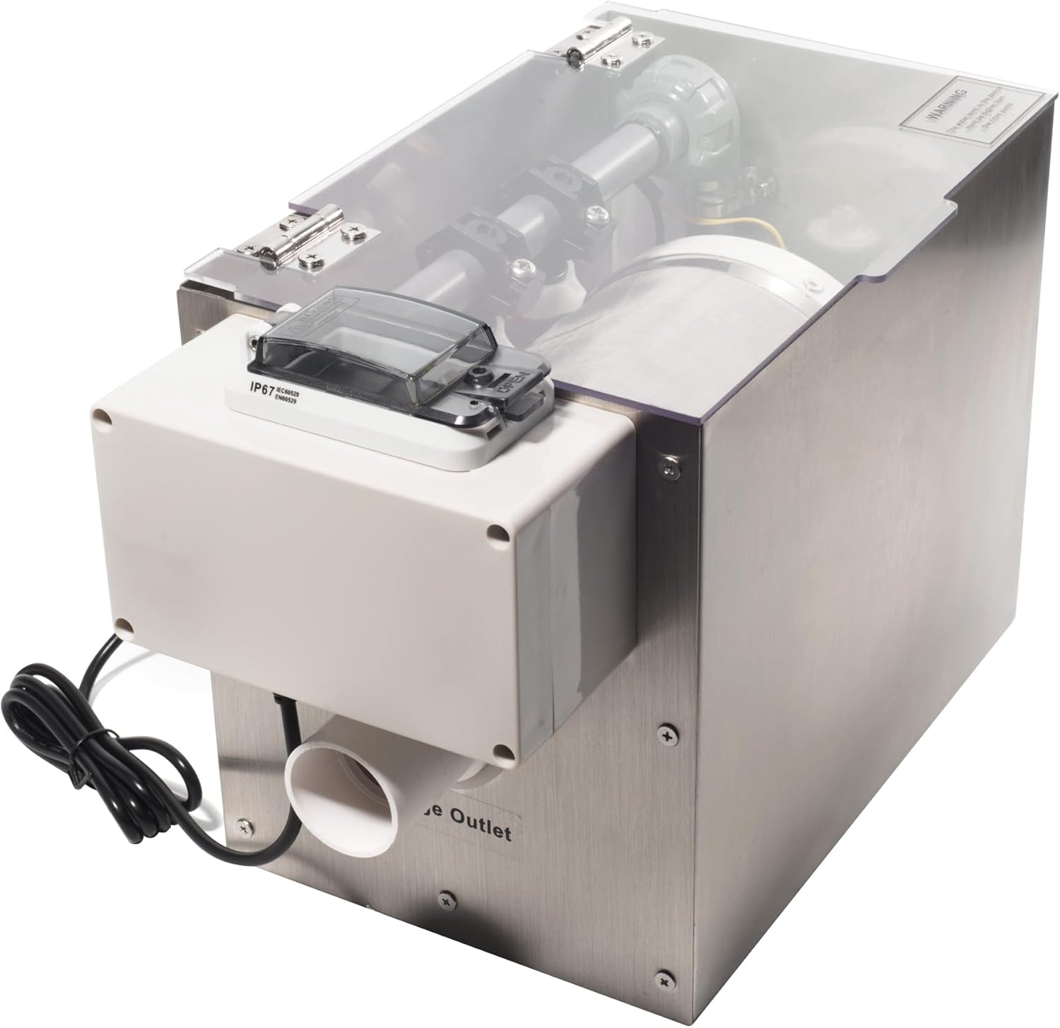 Automatic Rotary Drum Filter for Koi Tilapia Pond, Fish Farm,Aquarium,Hydroponics, Aquaculture, Aquaponics, Smallest Koi Pond Filter 4T10-1 RDF