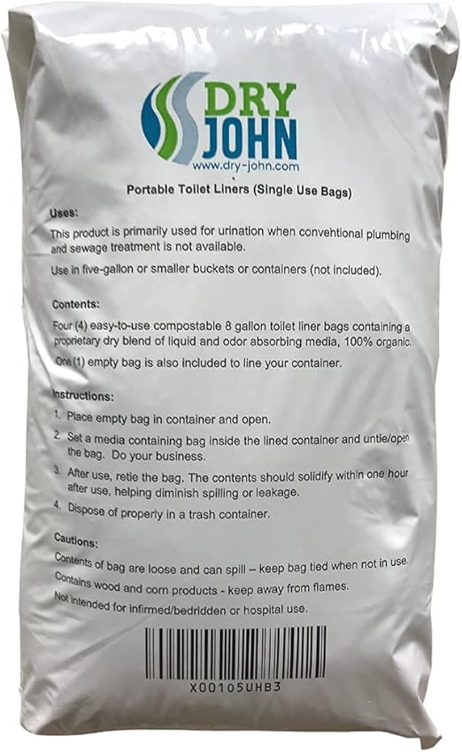 Portable Toilet Bags Compostable Portable Toilet Liner Bags