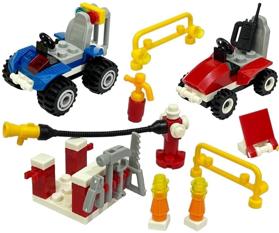 Amitasha Fire Station Car Building Blocks Kit Model Vehicle Toy Set for Kids Birthday Gift Boys & Girls Educational Puzzle Mind Trick Memory Game (B0916416FH) Amazon Price History, Amazon Price Tracker