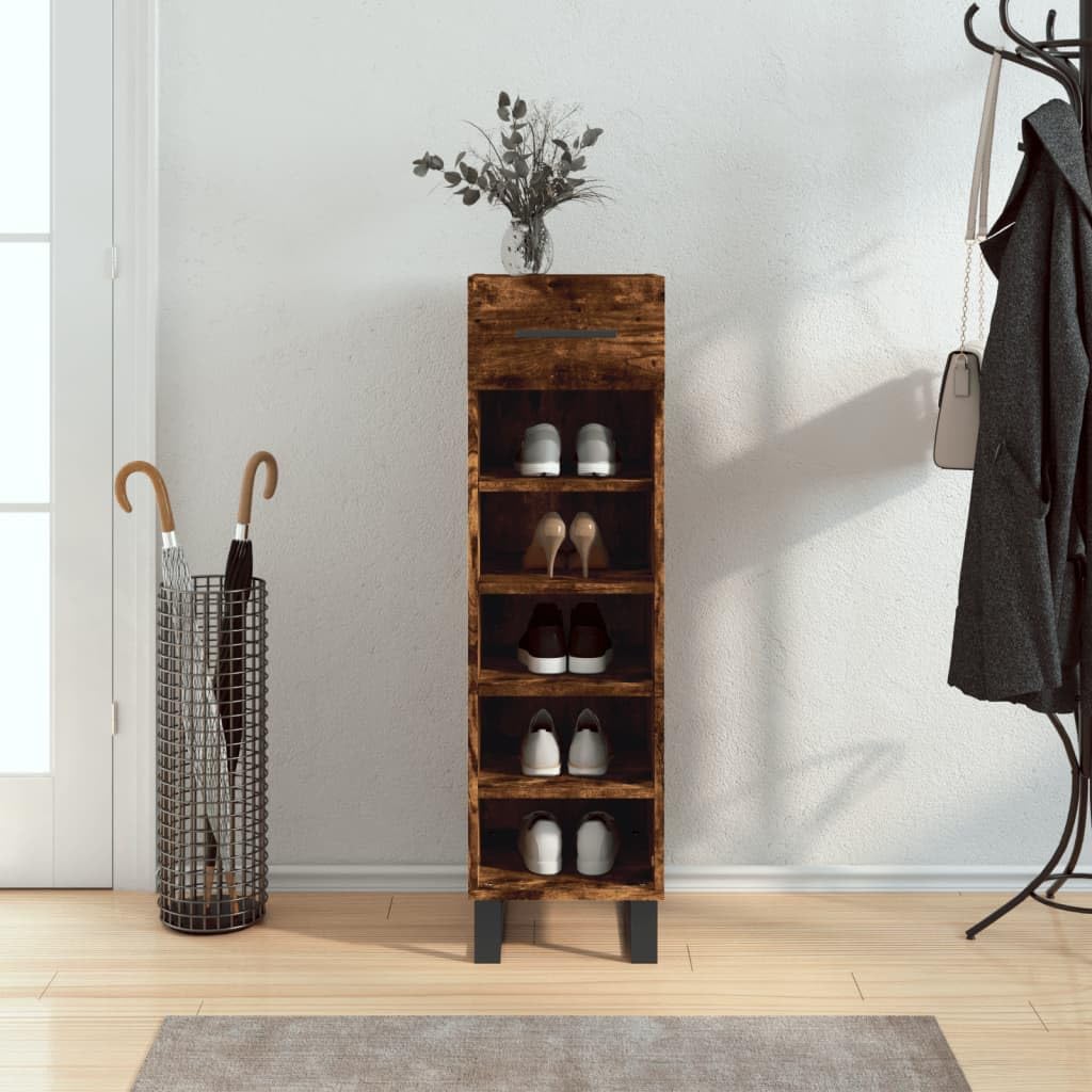 Organisateur de rangement de chaussures gain de place pour couloir et petite entrée