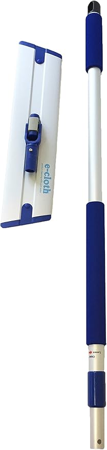 E-Cloth Mops & Mop Heads, Azul, blanco, se extiende de 100 cm a 150 cm, caja de 5