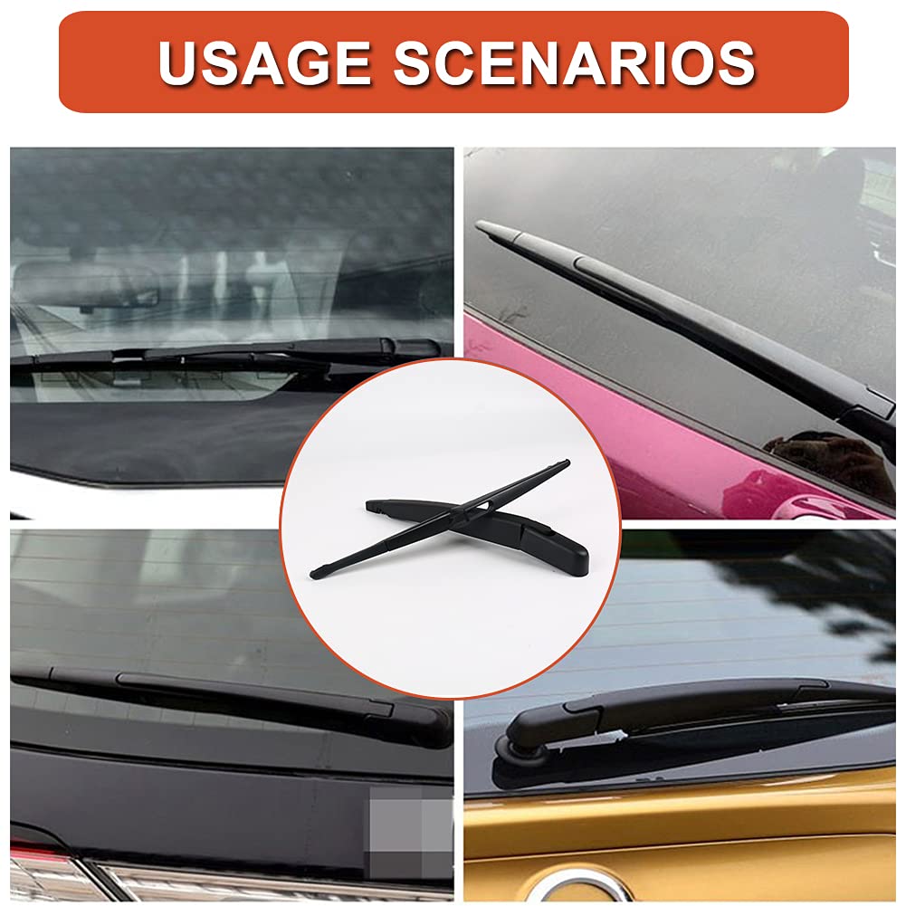 Limpiaparabrisas Trasero Para Nissan Qashqai 2006-2019 – Brazo Y Escobilla, Caucho De Alta Calidad