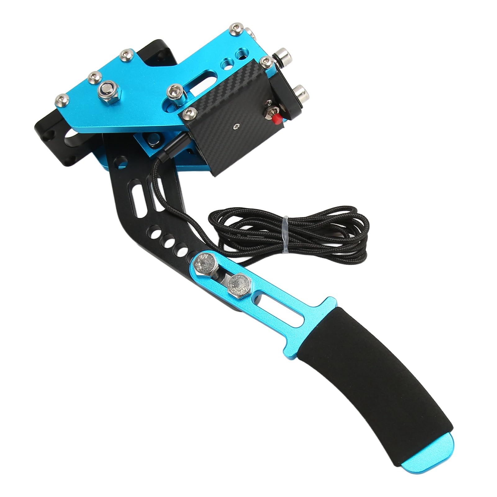 Hamulec Ręczny Sim Racing, 64-bitowy Progresywny, Bezdotykowy Hamulec Ręczny z Czujnikiem Halla, USB do Konsoli, PC Racing z Tłumieniem Sprężyny o Wysokiej Sztywności, do Konsoli One Seria