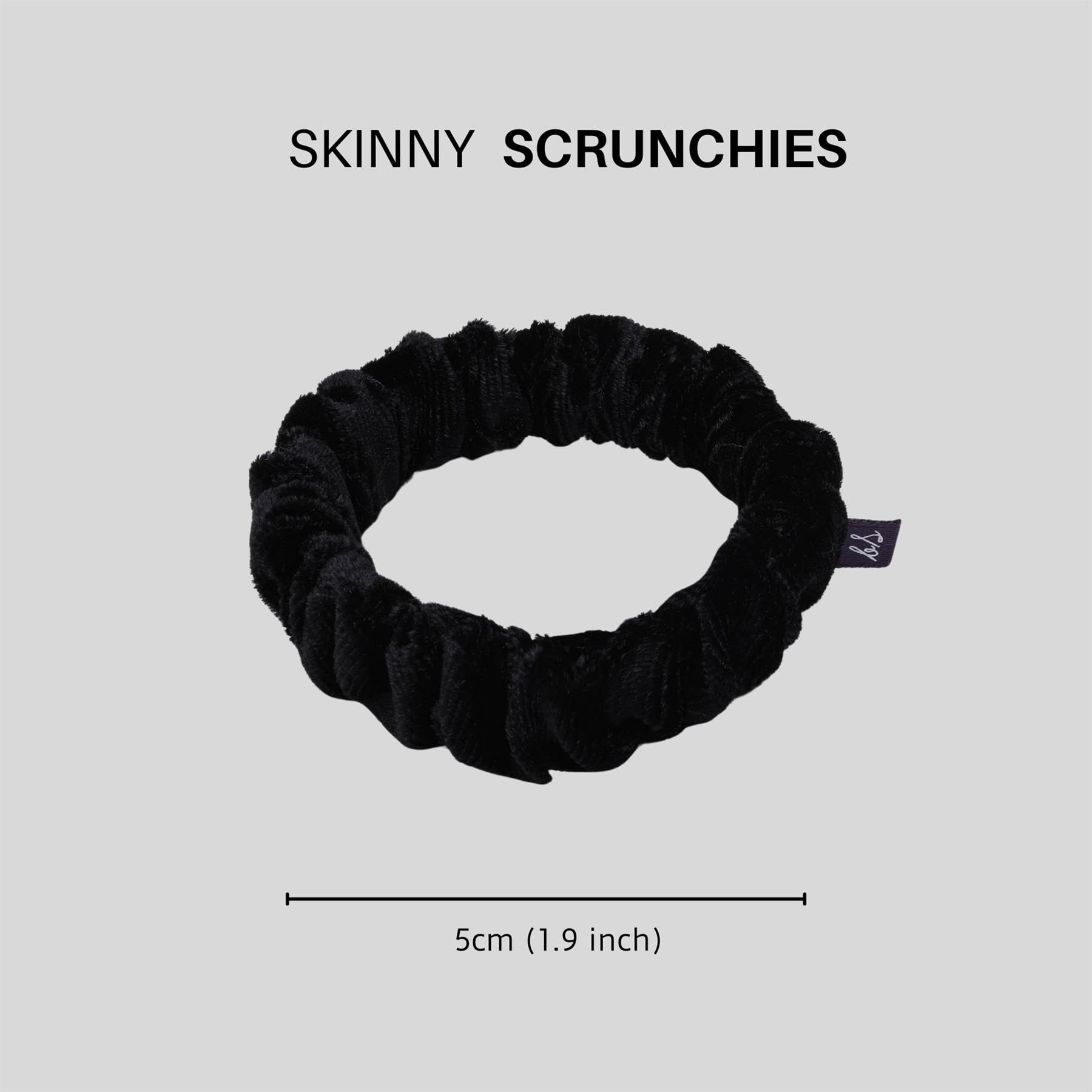 Basic Sense Girls Velvet Headbands & Scrunchies Set - Image 2
