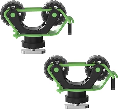 2-Pack Anti-Slip Kayak Track Paddle Holders for 0.8-1.3 Inch Shafts