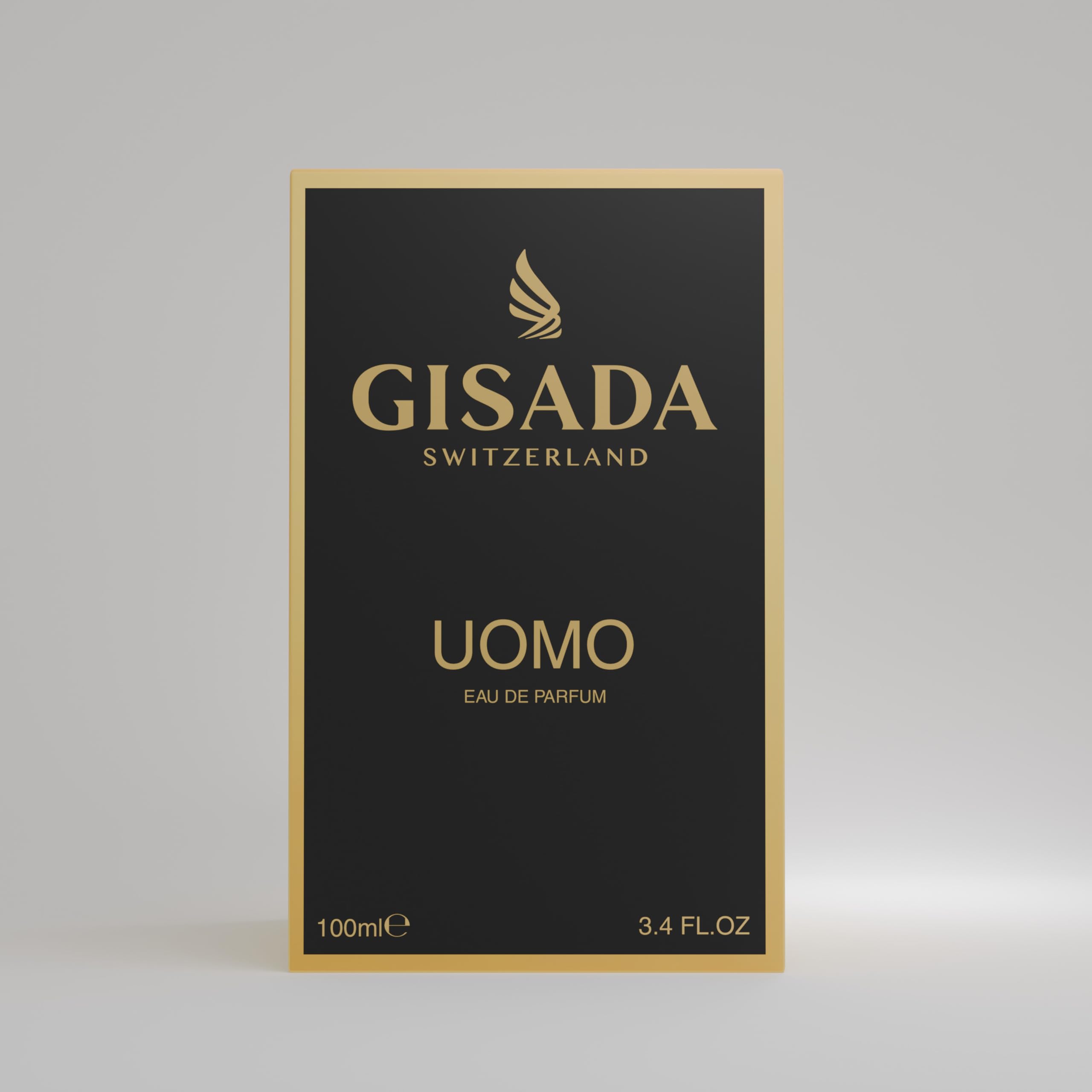 Gisada Uomo Eau de Parfum - Luxuriöser Herrenduft - Frische Zitrone & Warmer Zedernholz - Selbstbewusster, Eleganter & Sinnlicher Duft für Männer (100 ml)