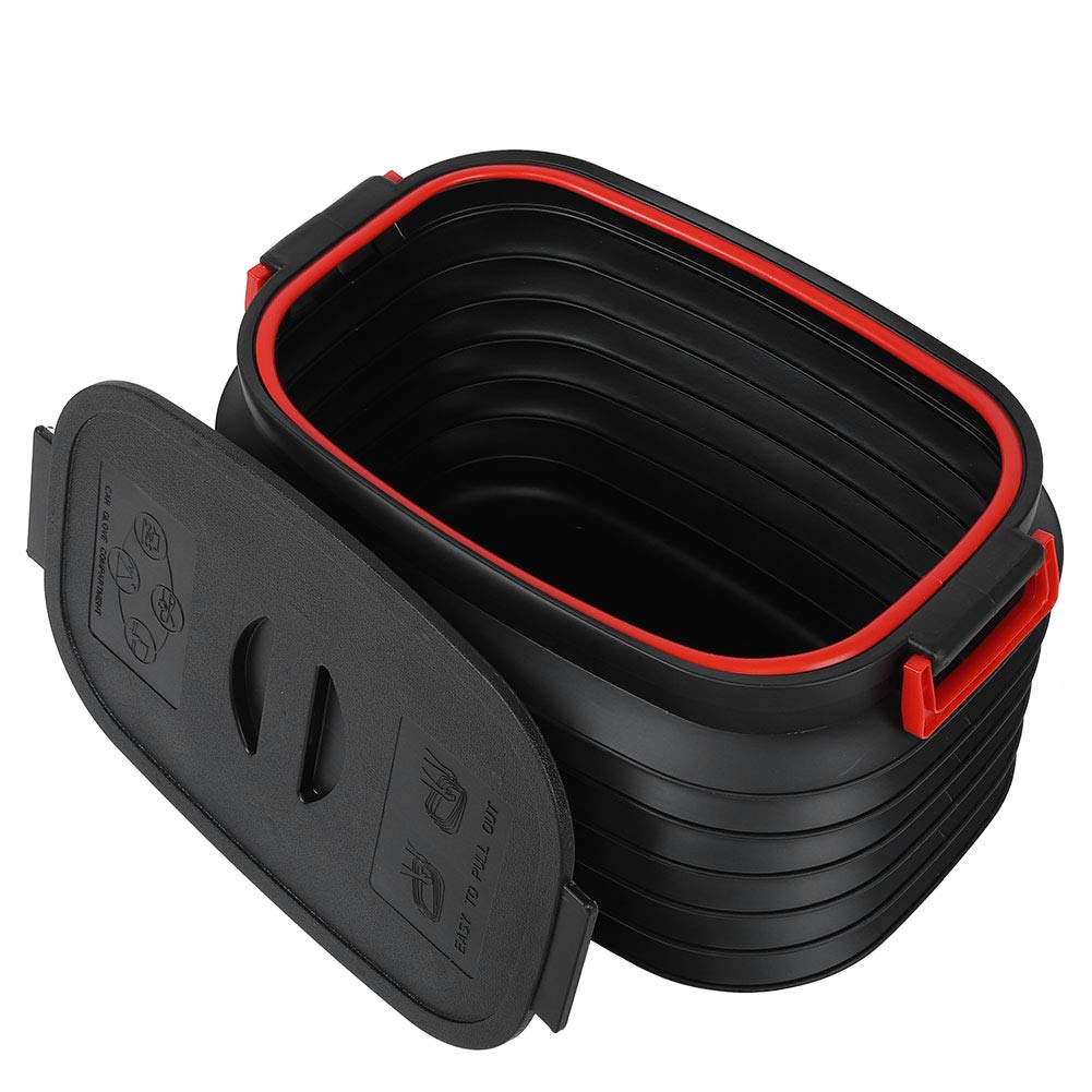 Collapsible Bucket, 37L Folding Bucket Collapsible Camping Water Container for Hiking Backpacking Camping Picnics Fishing BBQ