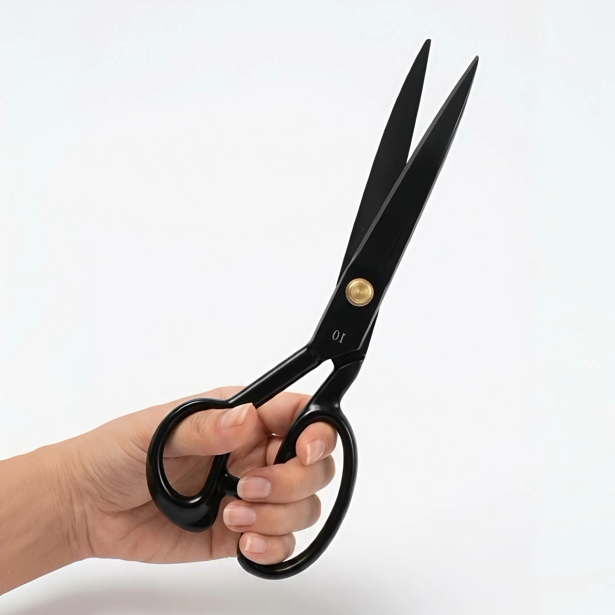 Effortless Cutting 10” Heavy Duty Shears - Premium Black