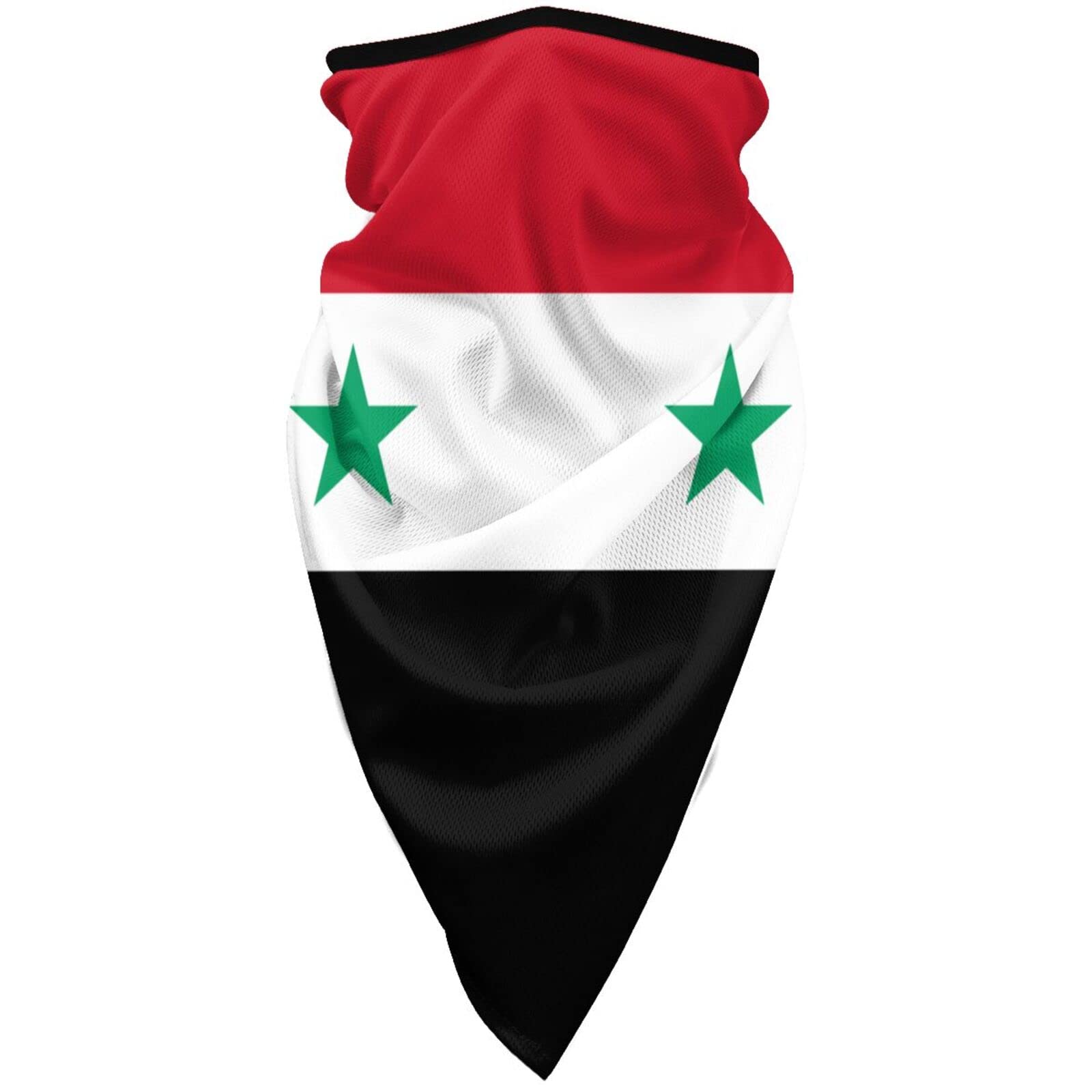 Syrian Flag Windproof Sports Face Mask Suitable for Motorcycle Mask Balaclava Outdoor Riding Scarf