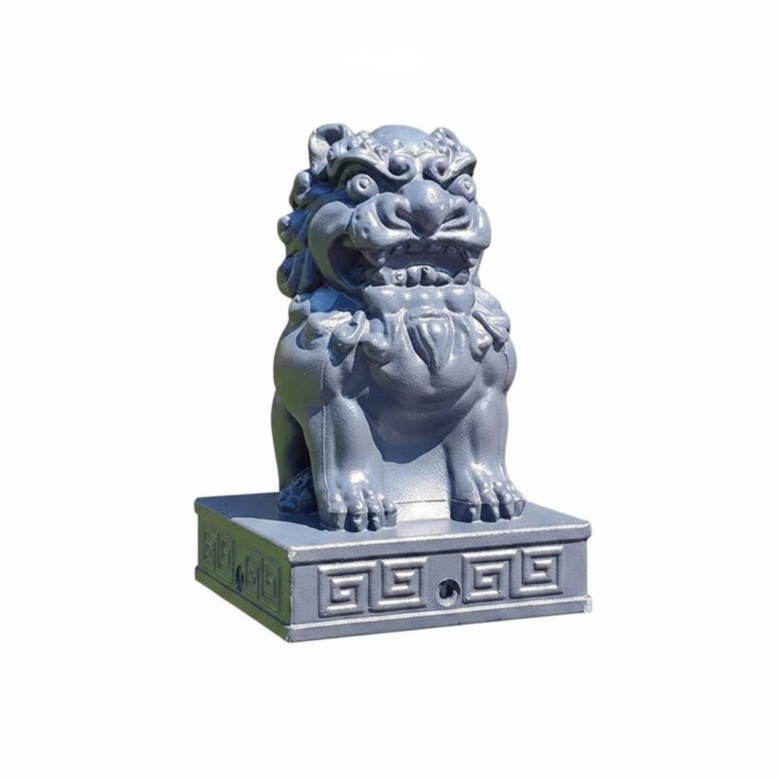 CALANDIS Pillar Cap Aluminum Pillar Cap Low Maintenance Square Pillar Top Cover for Courtyard, Garden Gray Qilin | Landscape & Walkway Lights | Outdoor Lighting | Yard Garden & Outdoor Living-image-35