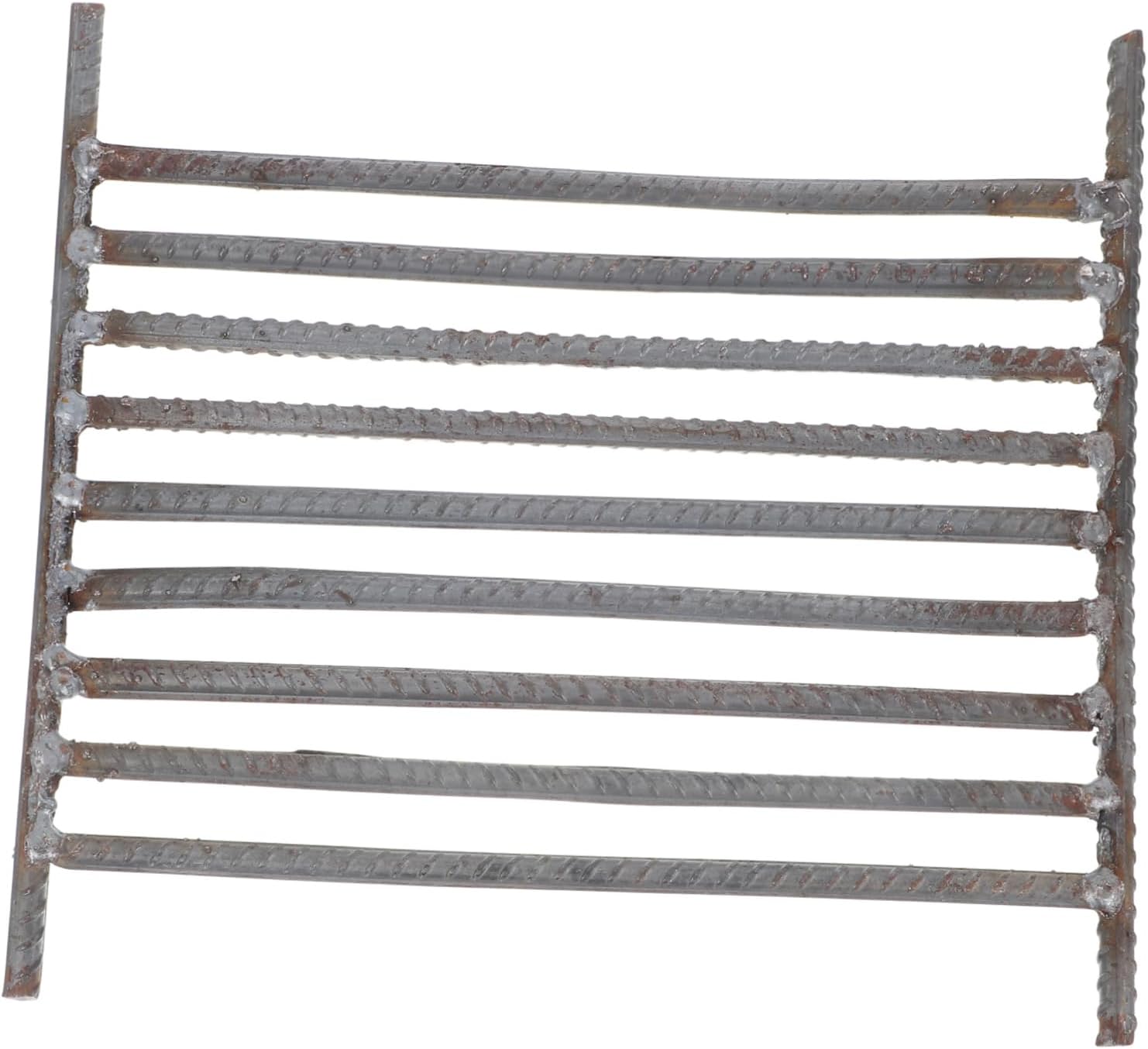 Steel Fireplace Grate for Wood Stove and Charcoal Outdoor Use