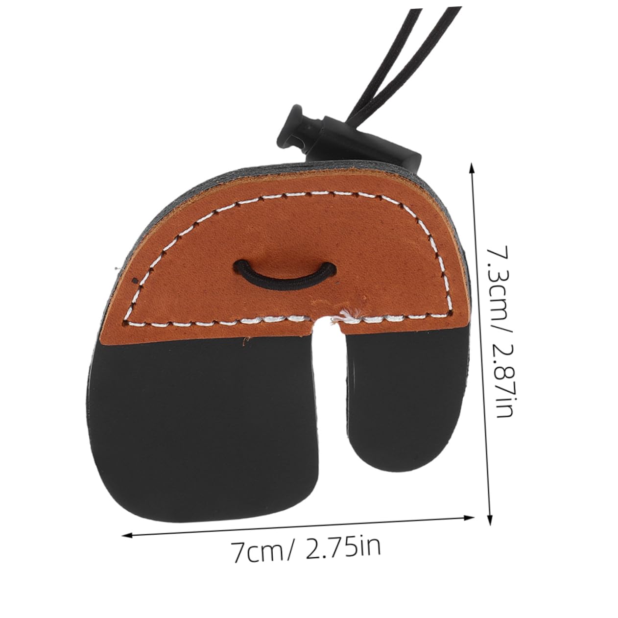 ifundom 2pcs Archery Finger Guard Double Layer Anti-Slip Leather Protectors for Archery Practice Safety