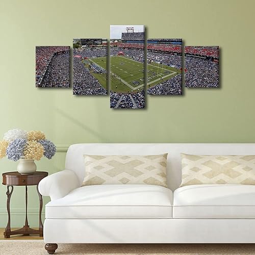 Miniatura 3 de TUMOVO Lienzo deportivo para decoración de pared, Estadio Nissan, dormitorio, cuadros artísticos de pared para sala de estar, campo de fútbol,