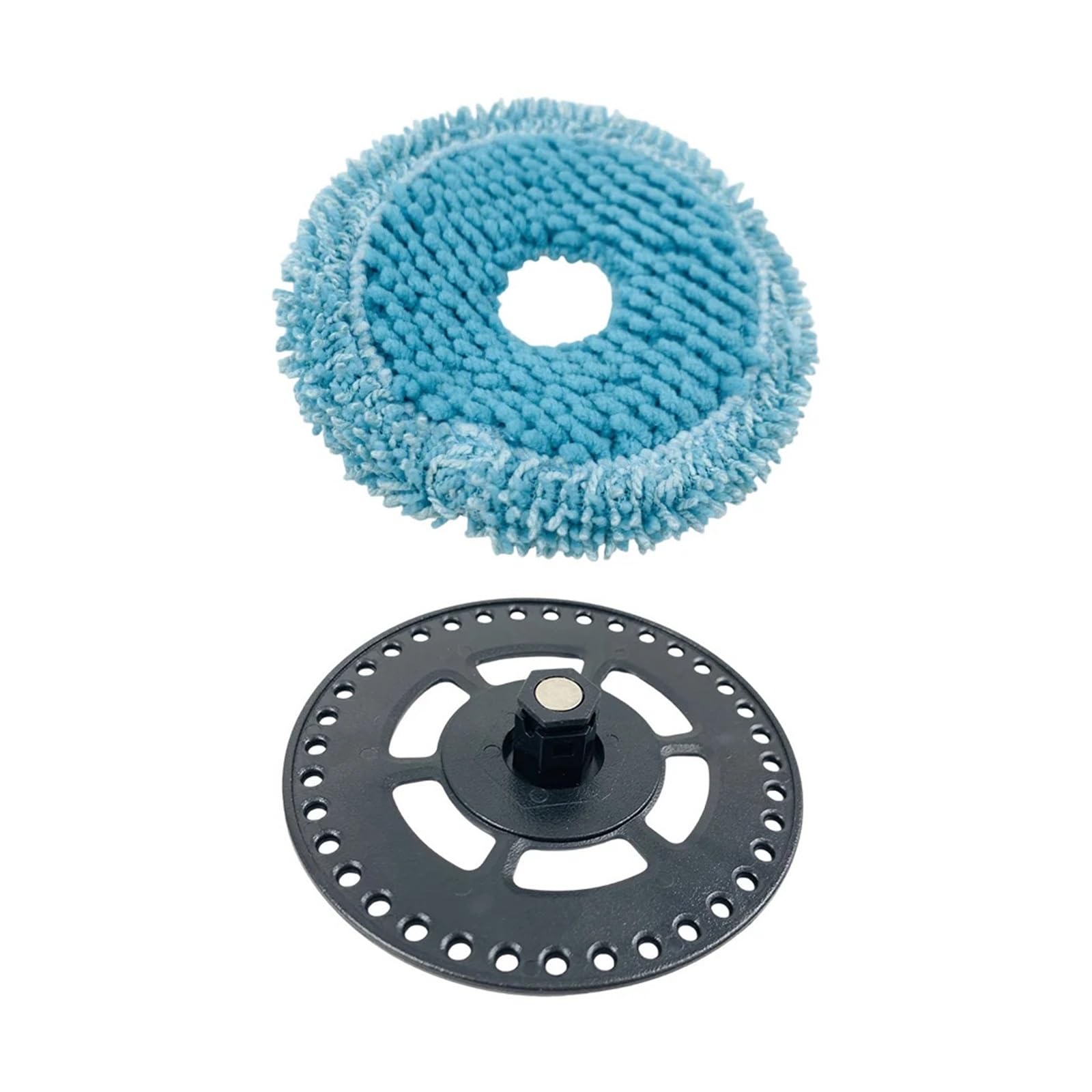 RHOBYXONZ Mop Cloth Holder Bracket With Reusable Washable Microfiber Cleaning Pad, Compatible For Cecotec, Compatible For Conga, For 9990 Robot Vacuum Parts Accessories