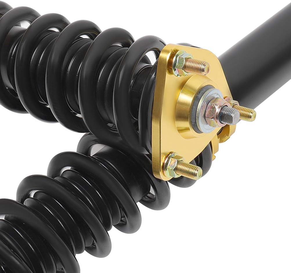 ECCPP Coilovers Struts fit for Lexus for GS300 2006,for GS350 2007-2011,for GS430 2006-2007,for IS250,for IS350 2006-2013 Height Adjustable Coilovers Suspension Kit Spring Strut Shock - Golden