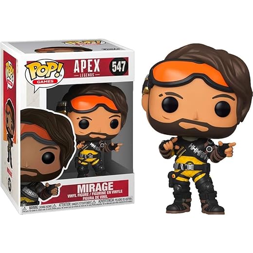 Sale Funko Pop! Games: Apex Legends - Mirage, Multicolor