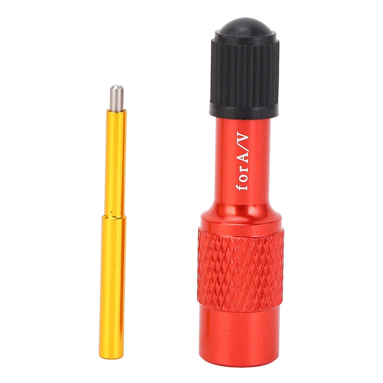 POENVFPO Aluminum Alloy Cycle Fork Valve Adapter, Cycling Shock Pump Extension Converter Nozzle for Various Mountain Cycles and Motorcycle Rear Suspension Systems (Red)