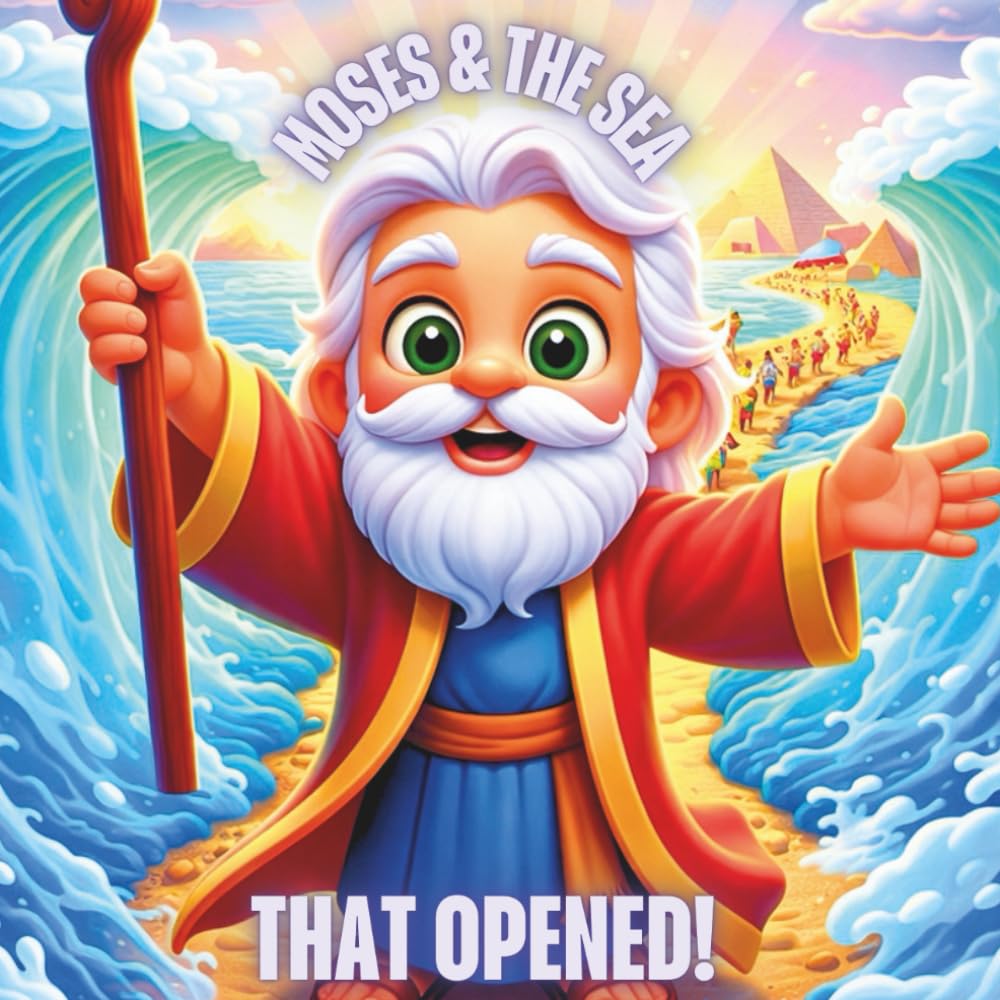 Moses & the sea that opened!: A Beautiful Bible Story for Kids About Faith, Courage, and God’s Miracles