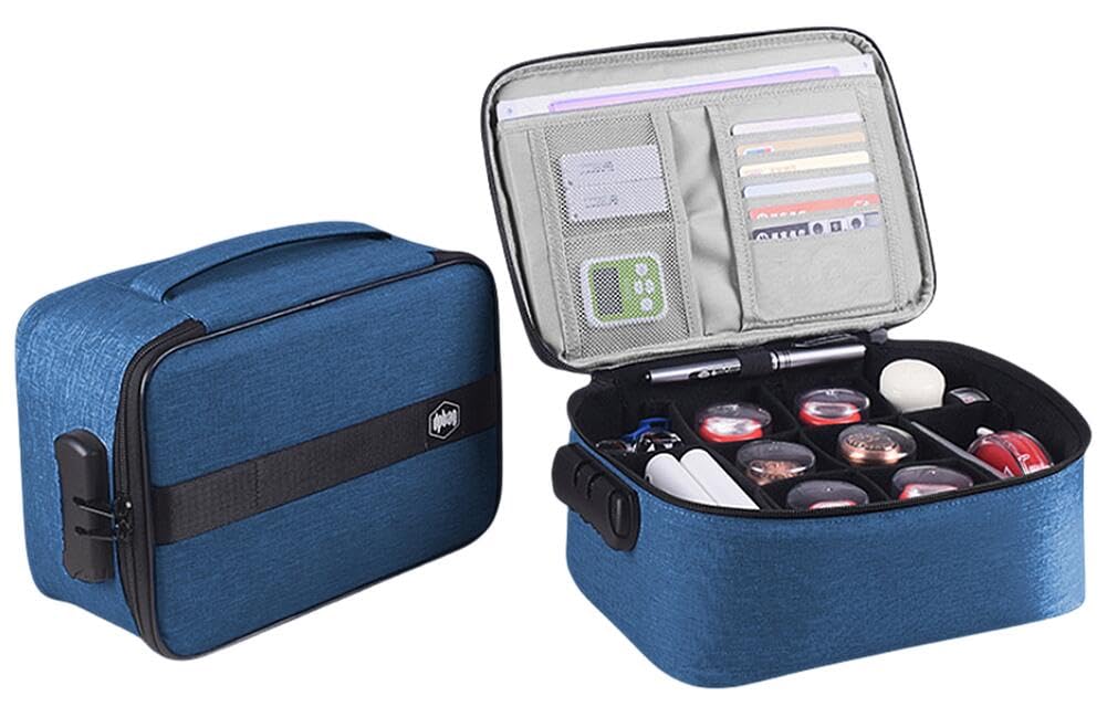 Amazon | 印鑑ケース 印箱 印鑑保存袋 ケース ダイヤルロック式 住所