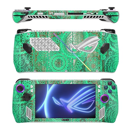 Image of MightySkins Glossy Glitter Skin Compatible with Asus ROG Ally - Vintage Paisley | Protective, Durable High-Gloss Glitter Finish | Easy to Apply