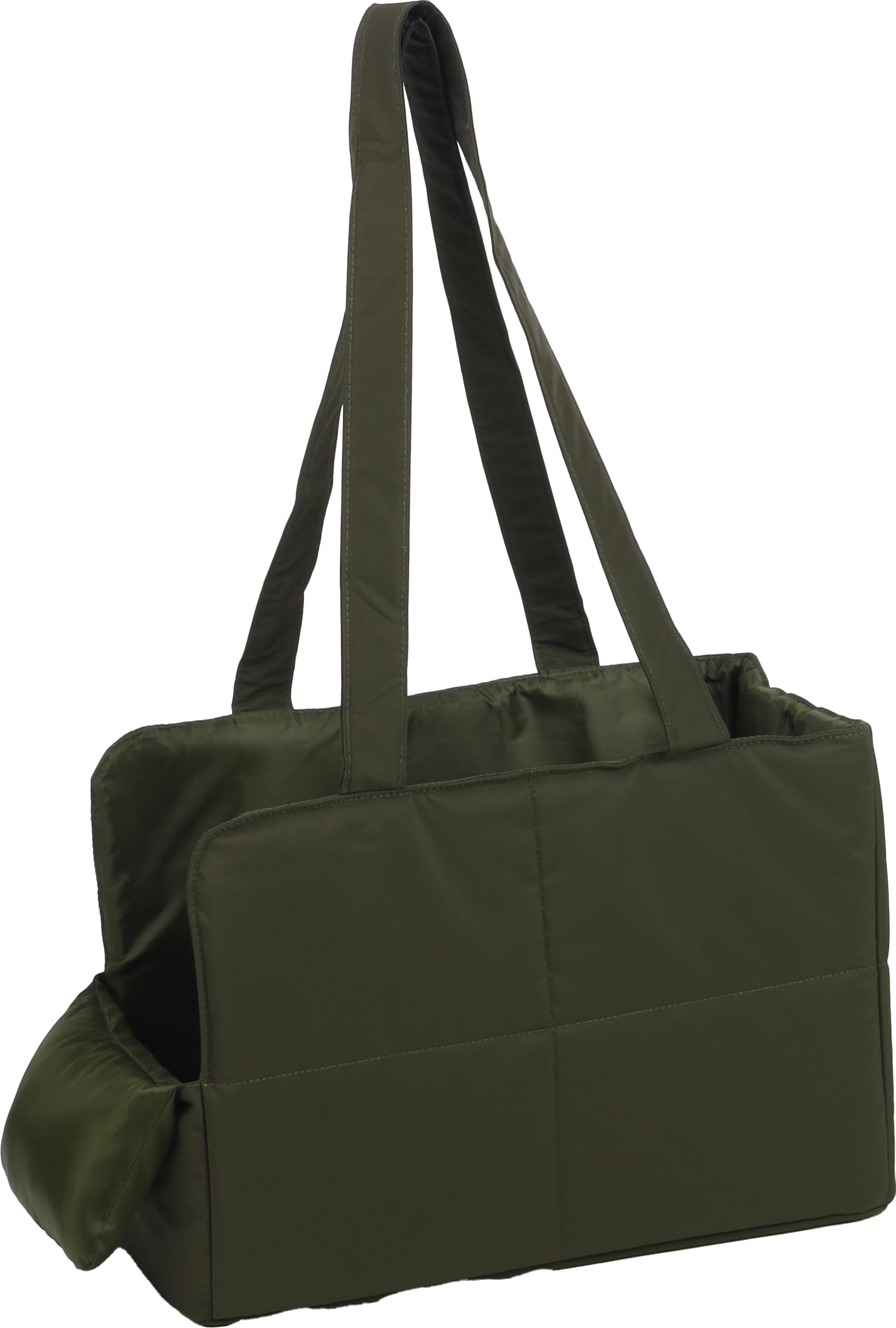 Sac de transport Ernesto vert foncé 43x20x27cm anti-stress pour animal anxieux