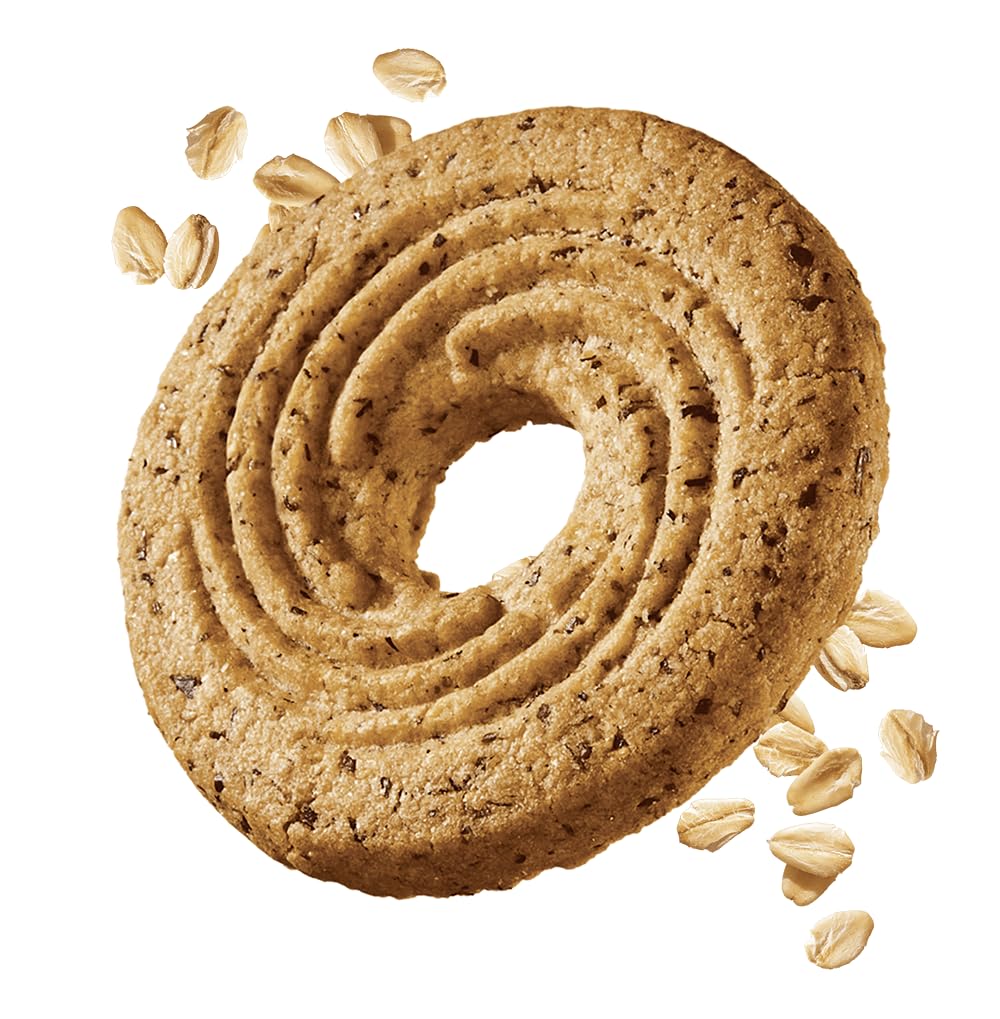 Italian Gourmet Glutenfreie Vollkorn-Hafer-Keksringe 14x220g mit Polpa | 3,08kg glutenfreie Hafer-Keksringe; laut Verpackung ballaststoffreich und mit Hafermehl, Haferflocken sowie Maismehl