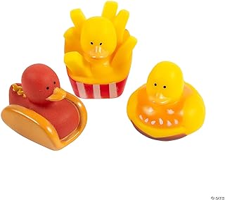 Foodie Rubber Ducks - 12 Pc.