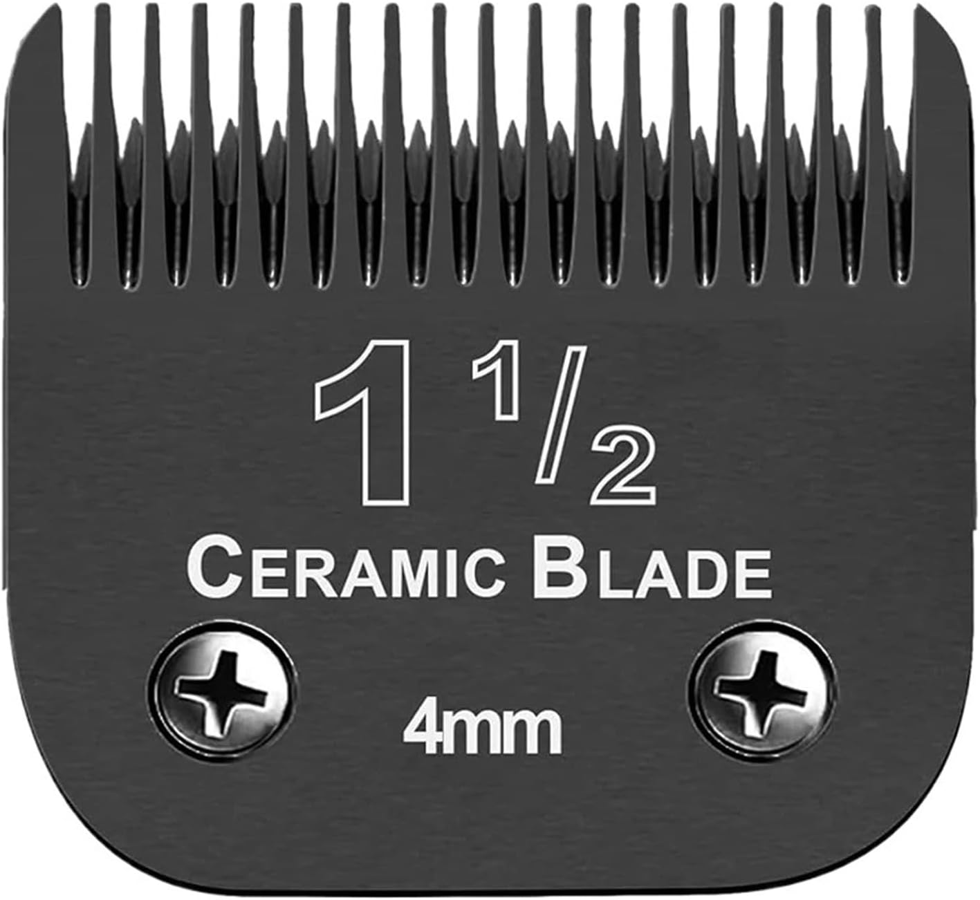Black Detachable Pet Dog Cat Grooming Clipper Blade,Compatible for Andis,AG,AGC,AGP,AGRC,Compatible for Wahl,KM10 Series,Animals Clippers Trimmer Replacement Parts(34HT(19mm))