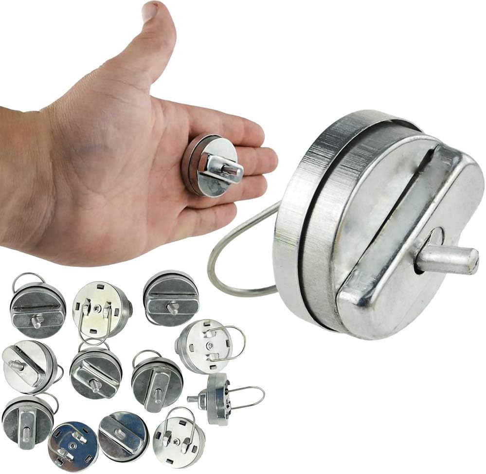 The Dreidel Company Wind-Up Metal Hand Buzzer, Gag Prank for Kids, Funny Handshake Buzzer, 1.5" (12-Pack)