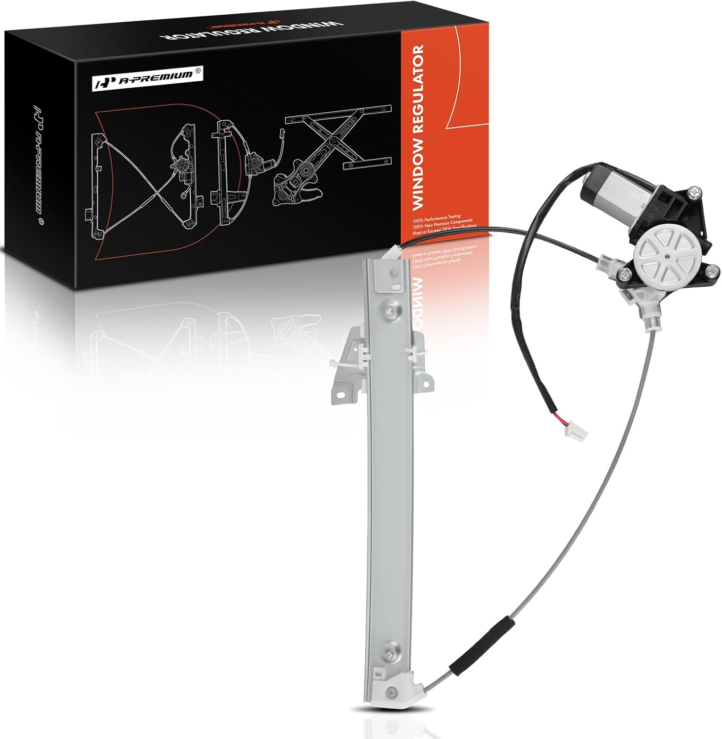 A-Premium Power Window Regulator with Motor Compatible with Mazda MPV 2000-2006 Rear Passenger Side