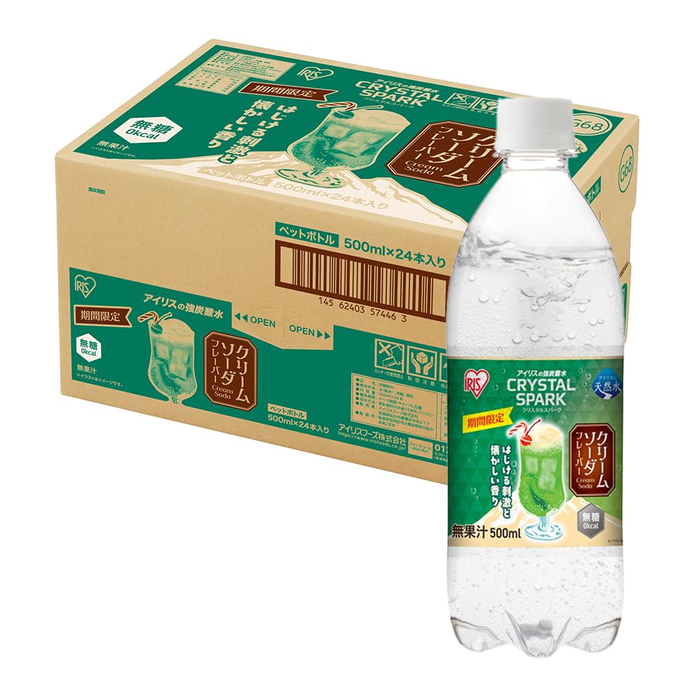 Amazon.co.jp: CRYSTAL SPARK(クリスタルスパーク) 炭酸水 500ml ×24本 