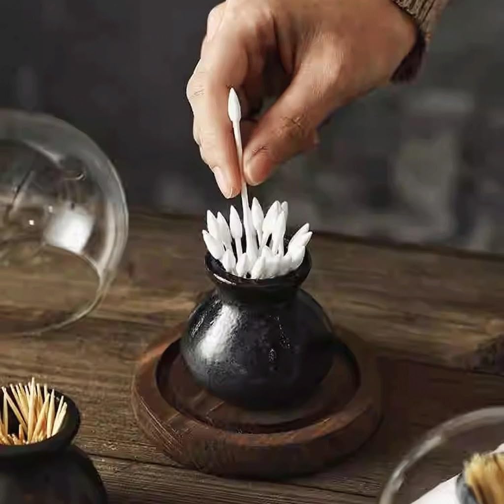 つまようじボックス セラミックつまようじホルダー リビングルーム コーヒーテーブル ダイニングテーブル レストラン 収納 つまようじ