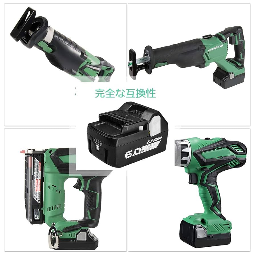 Amazon.co.jp: BSL1860 日立 18V バッテリー 互換 6.0Ah