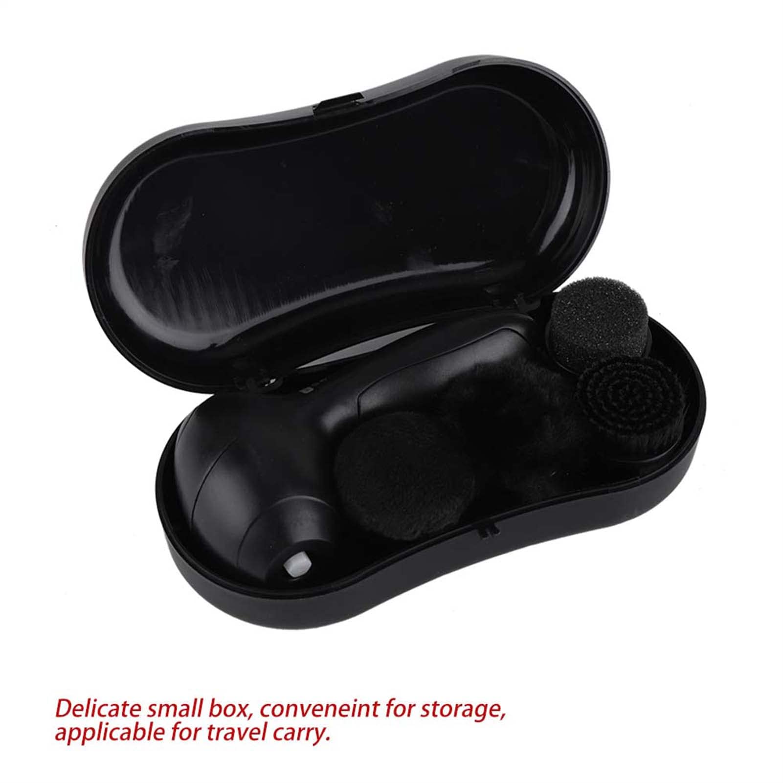 Cireuse Électrique Pour Chaussures - Nettoyeur Et Polisseur à Chaussures Portable - Pour Cuir - Kit De Cirage Pratique - 8