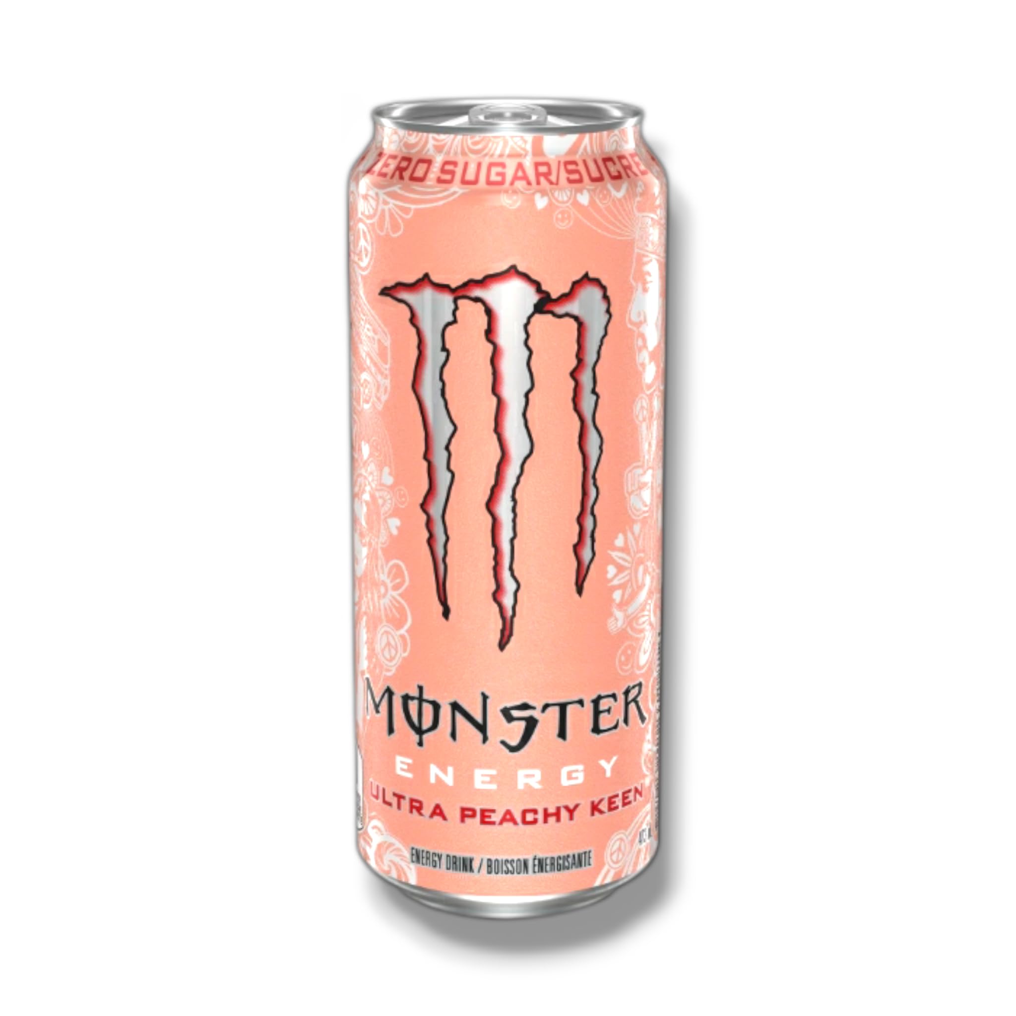 Monster Energy Ultra Peachy Keen - Zero Sugar Energy Drink- Neu! 24 x 500ml Dose inklusive Haus der Biere Berlin Bierdeckel