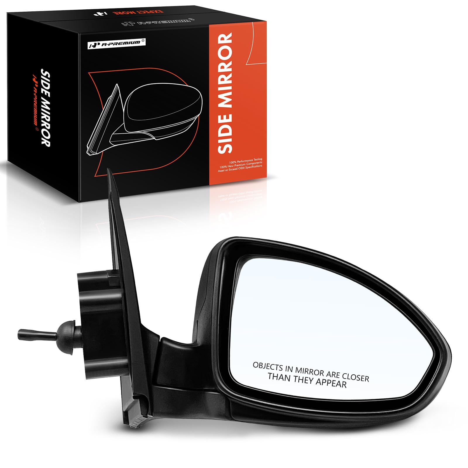 Amazon.com: A-Premium Passenger Side Manual Door Mirror